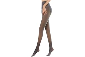 zhaojiexiaodian Gambe impeccabili Collant in Pile Caldo Traslucido Finto da Donna Caldo Foderato in Pile Pantaloni Leggings Elasticizzati Sottili