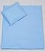 4 Pcs Crib Set 70x80 cm, Quilt & Pillow Covers - BLUE PLAIN