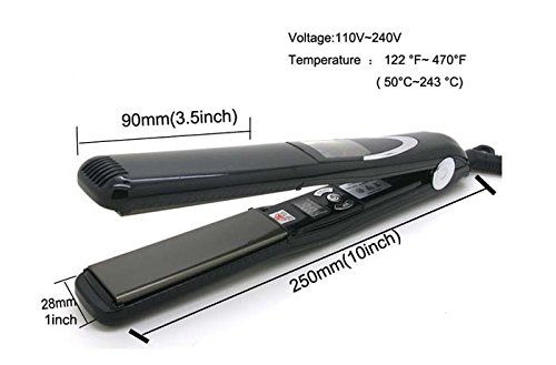 YOUFANGZHUANG Professional Nano Titanium Ceramic Hair Straightener Wet   Dry Flat Ionic Tourmaline Straighteners Electric Styling Tools