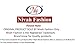 Nivah Fashion Women's Satin & Net Embroidery Saree with Blouse Piece(K608-Light Orange-Free...