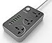 Produktbild VRLEGEND Steckdosenleiste 100-250V,10A,2500W mit Überspannungsschutz - 3-fach Stecker Schuko, schaltbar, 6 USB-Ladeausgänge