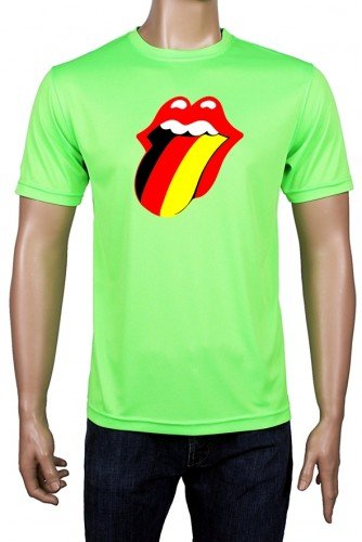 NEON Deutschland Z-Logo Lauf T-Shirt, neongreen Gr.XXL