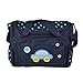 4pcs Stylish Designer Mummy Tote Waterproof Handbag Baby Diaper Nappy Changing Bag Set Nursing Messenger Bag Changing Mat Milk Bottle Holder Case