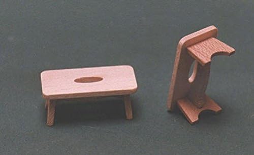 Liebe 46079 Handmade Footrest from Plane Wood 1:12 for Dollhouse 744