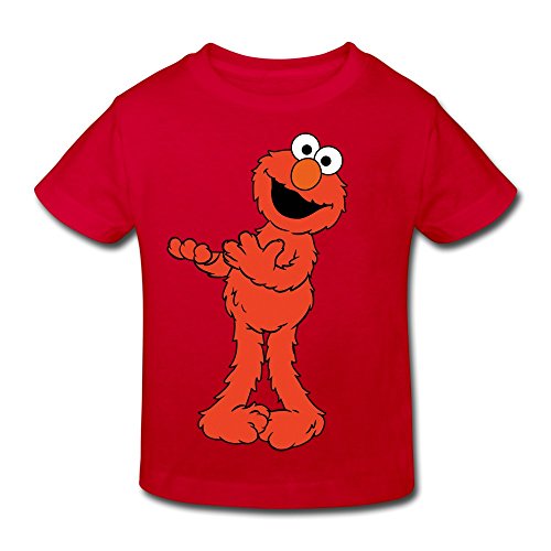 Toddler Kids Little Boys Girls Elmo Sesame Street Tee Shirt Red Size 3 Toddler