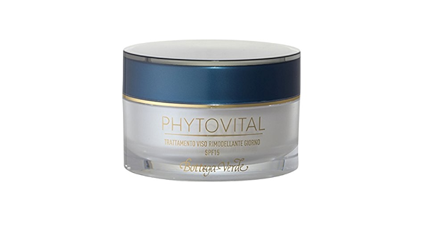 Bottega Verde Phytovital Trattamento Viso Rimodellante Giorno Effetto Volumizzante 3d Con Collagene Marino Uva Di Mare Estratti Botanici Del Mediterraneo Con Protezione Solare Spf15 50 Ml Amazon It Bellezza