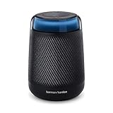 Lieferumfang: 1 x Allure Portable Smart Speaker in schwarz von Harman Kardon inkl. Ladestation und Kurzanleitung / Hochwertiger WLAN-Lautsprecher mit Amazon Alexa Skills
