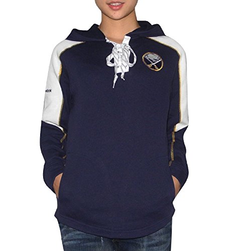 NHL Buffalo Sabres Womens Hockey Jersey with Embroidered Logo XL Dark Blue