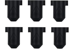 HysiPrui 6pcs Hotend Heater Block Silicone Socks of 3D Printer Parts & Accessories, High Temperature Extruder Heating Block Silicone Cover for Creality K1/ K1 MAX/Ender 3 V3 KE/ CR10 SE