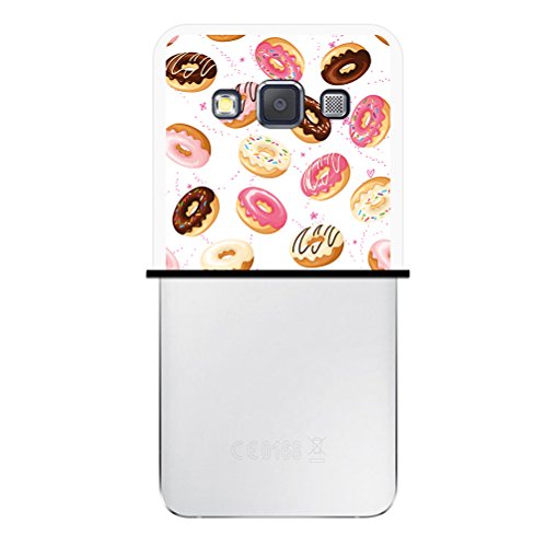 Funda Samsung Galaxy A3 2015  WoowCase   Samsung Galaxy A3 2015   Funda Silicona Gel Flexible Donuts  Carcasa Case TPU Silicona - Transparente