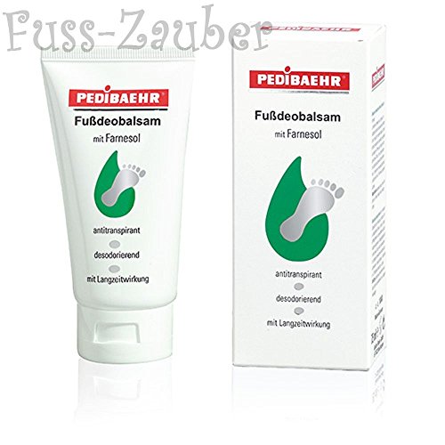 Fußdeobalsam mit Farnesol, bei Fußschweiß und Fußgeruch, PediBaehr, 75 ml