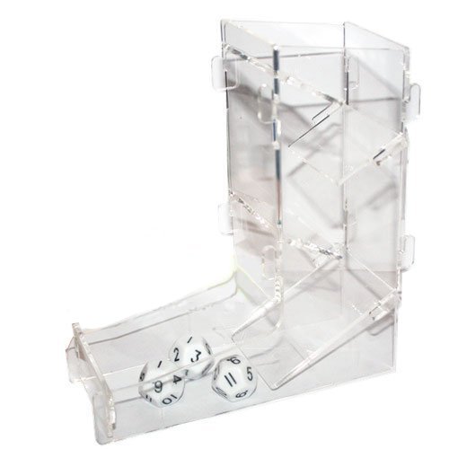 Preisvergleich Produktbild Transparenter Mini Würfelturm / Dice Tower aus Acryl