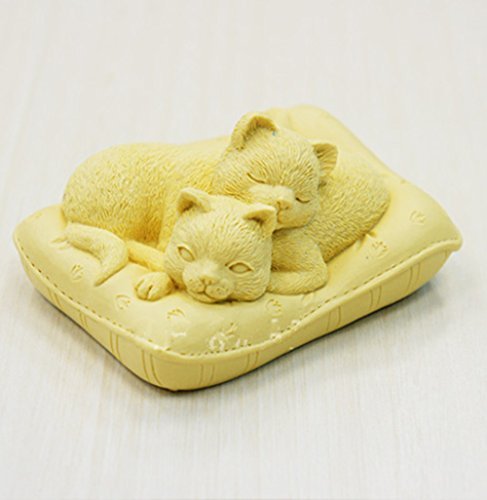 die faule katzen m298 silikon seifenform handwerk schimmel diy handgemachte seife.