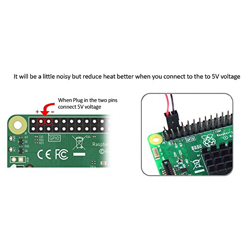 ABS Negro Caja Para Raspberry Pi 3 Modelo B  Plus With Ventilador  Dos Disipadores De Calor