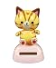 Produktbild HAAC Solar Wackelfigur Wackelkatze 8 cm Farbe gelb oder grau