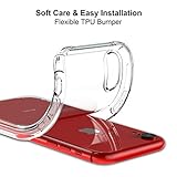 CANSHN iPhone XR Hülle, Hochwertig Transparent Weiche Durchsichtig Dünn Handyhülle mit TPU Stoßfest Fallschutz Bumper Case Cover für Apple iPhone XR 6.1'' - Klar - 4