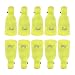 Yistu Nail Polish Remover,10PC Professional Nail Art Soak Off Cap Clip Nail Art Soak Off Cap Clip (Yellow)