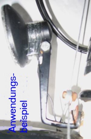 Lampenhalter / Scheinwerferhalter für Fahrrad #3 ~ verbaut bei Cantileverbremse + V-Brake - 3