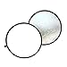 Produktbild TARION Profi 2-in-1 Foto Studio Rund Reflektor Faltreflektor Set 60cm silberfarbig und weiß