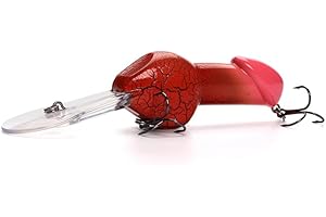 Enjoyard Leurre Peche,Leurre Dur de Pêche Réaliste Accessoire Peche 14 cm - Cadeau Original Pêcheur - Carnassiers Brochet Silure pour Homme - 28g