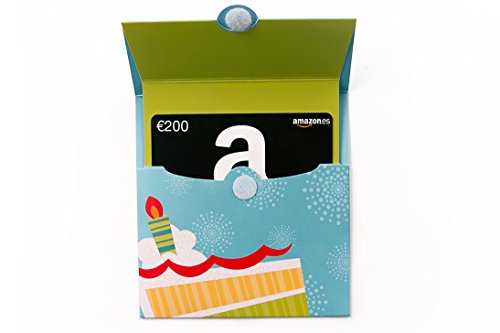 Tarjeta Regalo Amazon.es - 200 (Tarjeta Desplegable Cumpleaños)