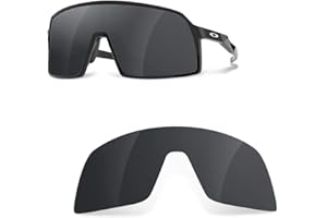 SUNGLASSES RESTORER Lenti di ricambio compatibili per Oakley Sutro S OO9462, Smoke Grey, Grigio fumo, Medio