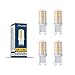 Produktbild LED Lampe Birne G9 Energiesparlampe, 4 Watt ersetzt diese LED 30W Halogen-Lampe, 400 Lumen, AC 220V-240V, 3000K, warmweiß, 4 Stück in jeder Packung, SMD 51 x 2835 Leds, 330º Abstrahlwinkel