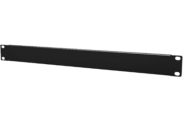 Infitronic INRB111STL - Panneau de rack en acier de 19 pouces/panneau d'obturation/panneau d'obturation/panneau de recouvrement obturateur (1U, panneau de rack en U)