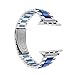 Produktbild jieGREAT  Räumungsverkauf ,Ersatzresin + Edelstahl Watch Band für Apple Watch Serie 4 44mm 42mm