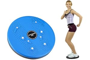Itian Multifonctionnel Équipement D'exercice Waist Twisting Disque de Torsion d'aérobic Fitness Bleu