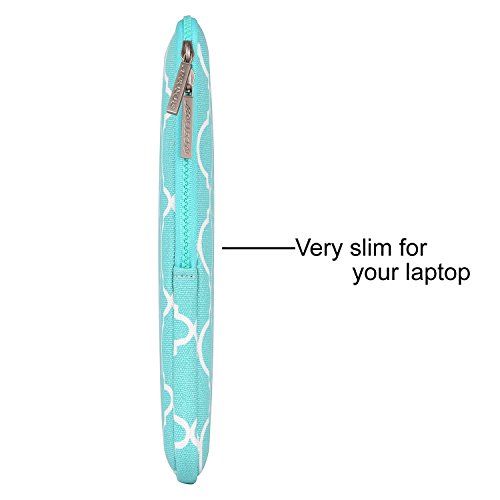 MOSISO Tasche Sleeve H  lle f  r 13-13 3 Zoll MacBook Pro  MacBook Air  Notebook Quatrefoil Stil Canvas Gewebe Laptoph  lle Schutzh  lle Laptoptasche 