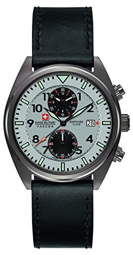 Swiss Military Herren-Armbanduhr Squadron Chrono Analog Quarz SM34302AEU/H04S Swiss Military Herren-Armbanduhr Squadron Chrono Analog Quarz SM34302AEU/H04S