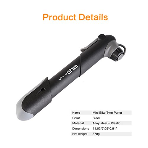 Fahrrad Reparatur Set, mini Fahrradpumpe + Sechswinkel Schraubendreher Schraubenschlüssel + Fahrradreifen Flickzeuge - 8