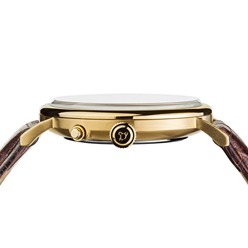 Vivienne Westwood Men's Quartz Watch with Silver Dial Analogue Display and Brown Leather Bracelet VV164CHBR