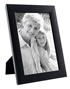 TECHBITE Rectangular Picture Frame (Wood, 10 cm X 4 cm X 15 cm, Black)