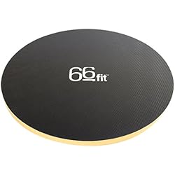 66FIT Planche d'équilibre en Bois - Surface en PVC - 40 cm