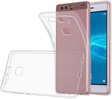 Huawei P9 Case , MENGGOOD TPU Soft Clear Cases Crystal Back Cover Protector Full Protection Transparent Protective Silicone for Huawei P9 - Anti Slip Scratch Resistant