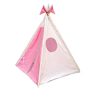 NEXT DAY ART Lightweight Folding Camping Tent House for Kids Childrens Indoor Outdoor Pop Up Teepee Play House Toy for 3 to 10 Year Boy and Girl Kids