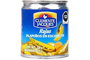 SUCOS CLEMENTE JACQUES Jalapeños verdi a listarelle - Chiles Jalapeños en Escabeche 220g