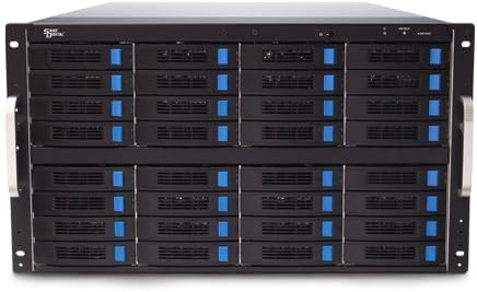 Sans Digital EliteSTOR ES632X12 - 6U 32 Bay 12G SAS/SATA to SAS JBOD with 12G SAS Expander Rackmount