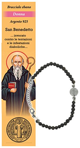 Ferrari & ArrighettiSan Benedetto bracelet in ebony wood - women's size - Italian