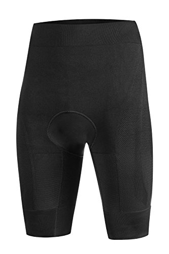 BRUBECK® LB00120 BIKE ACTIVITY Herren Fahrradhose kurz | Fahrradshorts | Gepolstert | Funktional | Radlerhose | Radhose