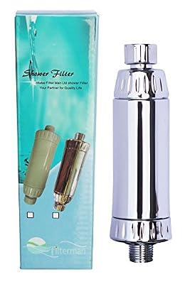 Water Filter Man Ltd KDF Filtre douche - réduit le chlore, le tartre et les métaux lourds - chromée