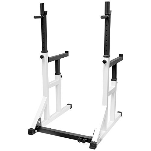 Langhantelständer Mit Dip-Bar – Verstellbar, Bis 227 Kg, Für Bankdrücken, Kniebeugen & Mehr