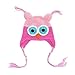 Multicolor Knitted Baby Girls Boys Hat Owl with Ear Flap (3)