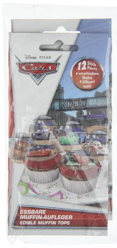 Dekoback Zucker-Muffinaufleger Cars, 2er Pack (2 x 21 g) - 8