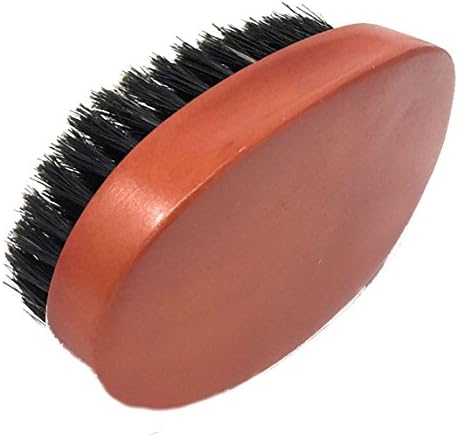 Military Black Boar Bristle Hardwood Hairbrush