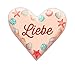 Produktbild Glas-Magnet Liebe: Kühlschrankmagnet - Maße (BxH): 35 x 35mm