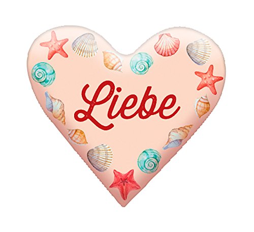 Preisvergleich Produktbild Glas-Magnet Liebe: Kühlschrankmagnet - Maße (BxH): 35 x 35mm