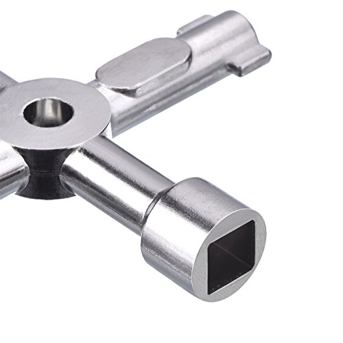 Llave de Utilidad Multifuncional 4-Puntas para Abrir Eléctrico Medidor